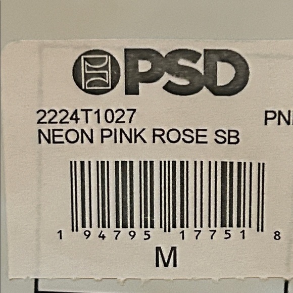 PSD Women's Floral Pink Sports Bra - Picture 2 of 3